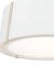 Fulton 18 Inch 3 Light Semi Flush Mount