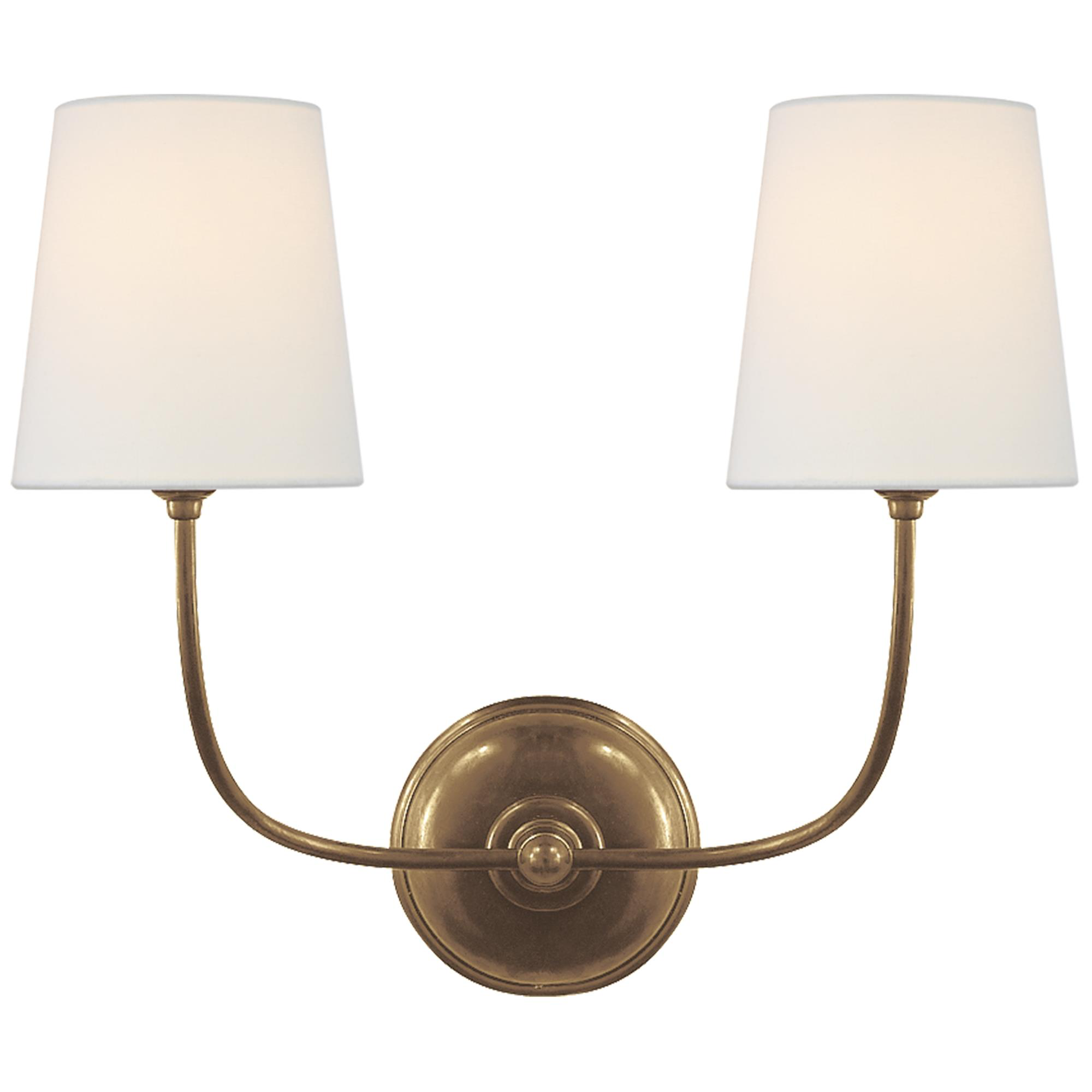 Thomas O'Brien Vendome 18 Inch 2 Light Wall Sconce