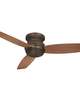 Traditional Concept 52 Inch Flush Mount Fan with Light Kit