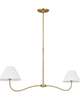 Chapman & Myers Laguna Medium Linear Chandelier