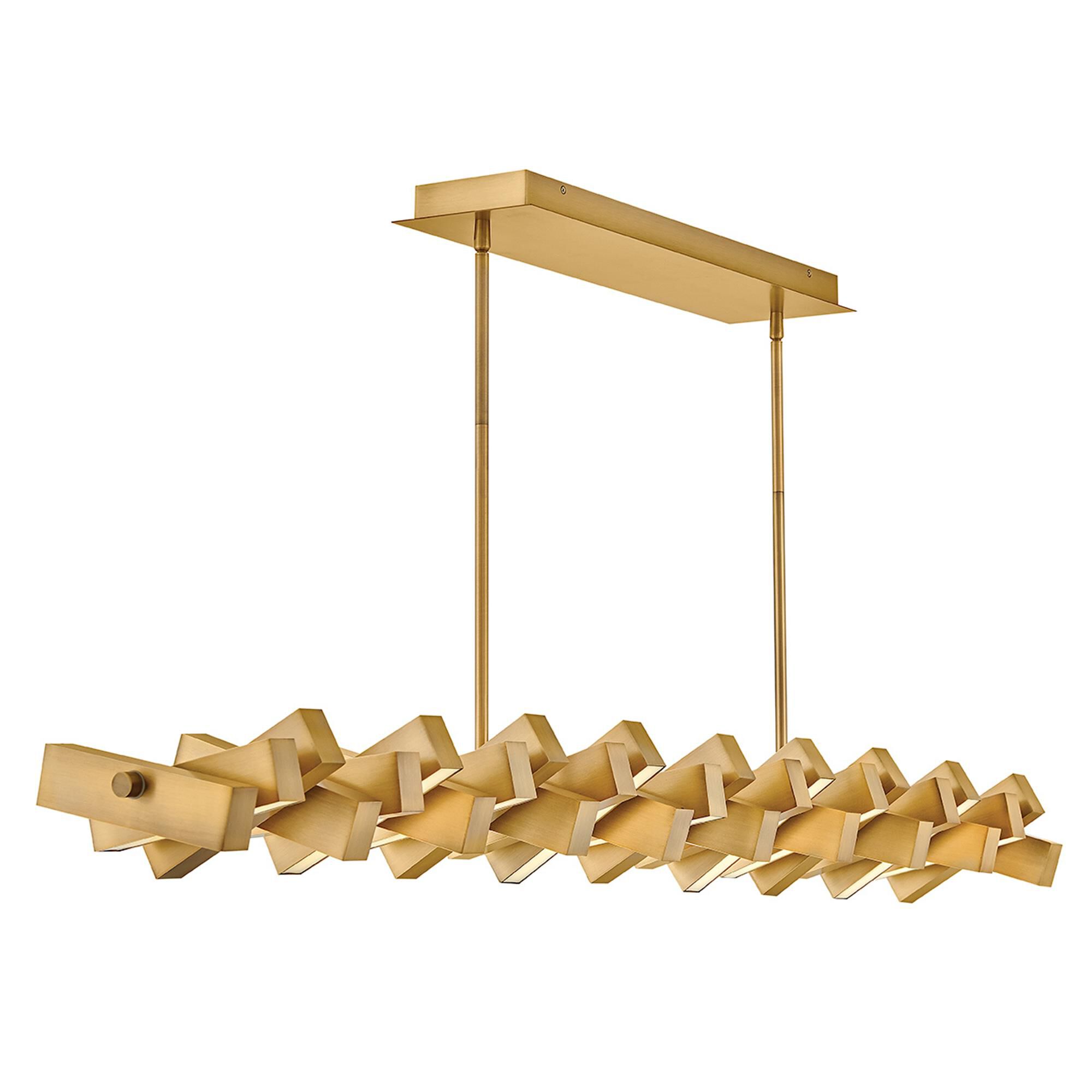 Stitch Large Linear Chandelier