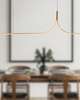 Branch Creative Thread 59 Inch Linear Chandelier