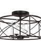 Chapman & Myers Beatrix 15 Inch 4 Light Semi Flush Mount