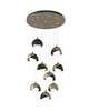 Brooklyn 20 Inch 9 Light Multi Light Pendant