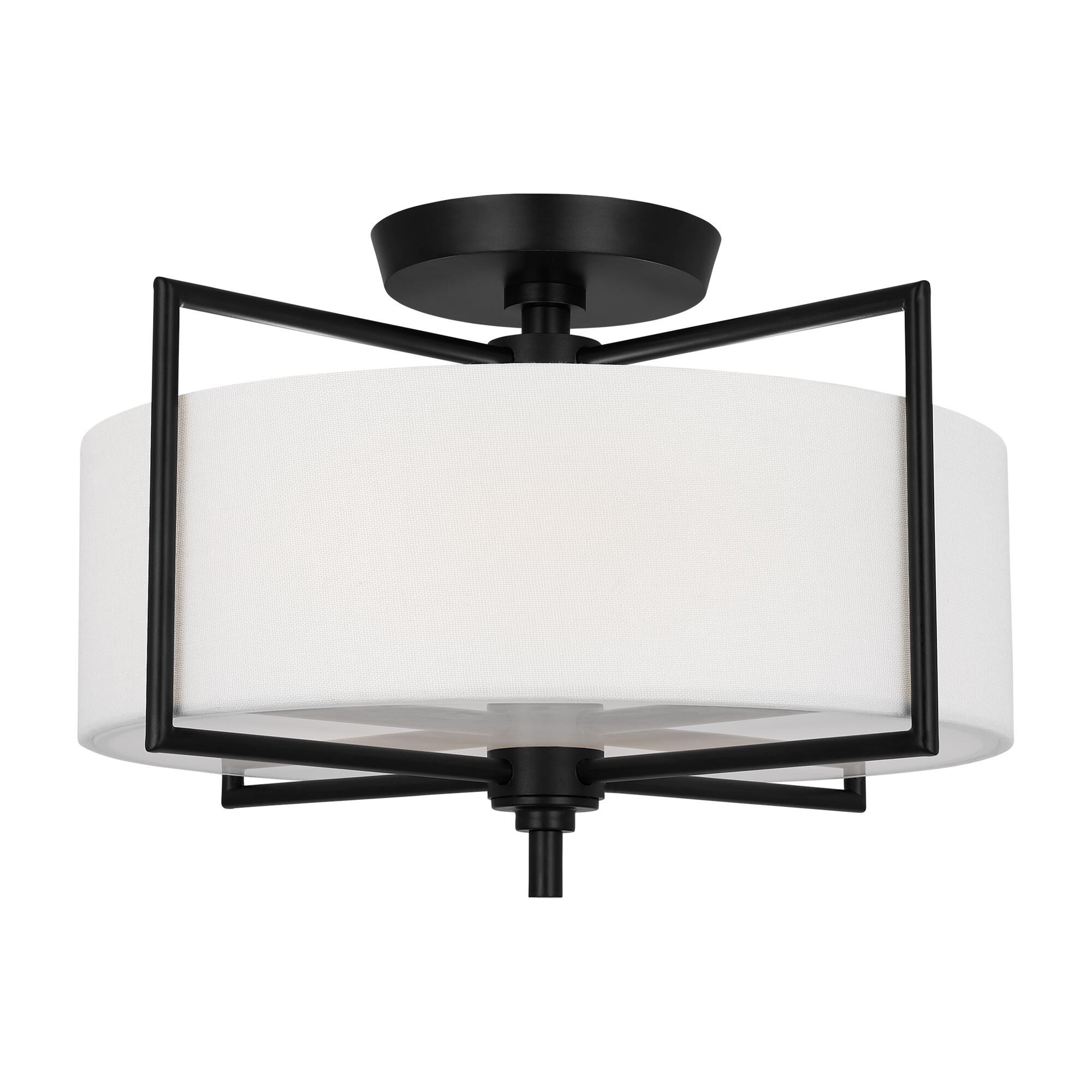Perno 15 Inch 2 Light Semi Flush Mount