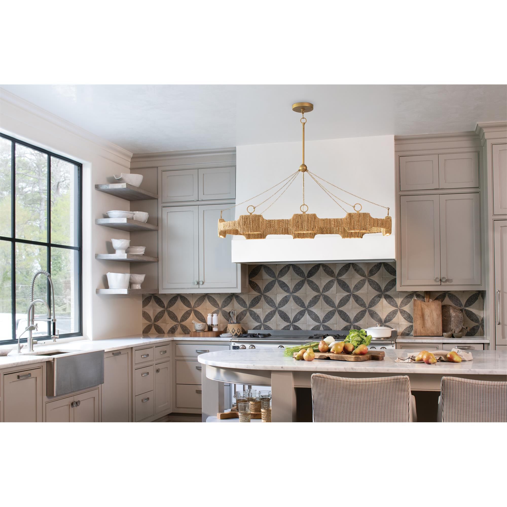 Lisa McDennon Raffi Medium Linear Chandelier