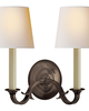 Thomas O'Brien Channing 15 Inch 2 Light Wall Sconce