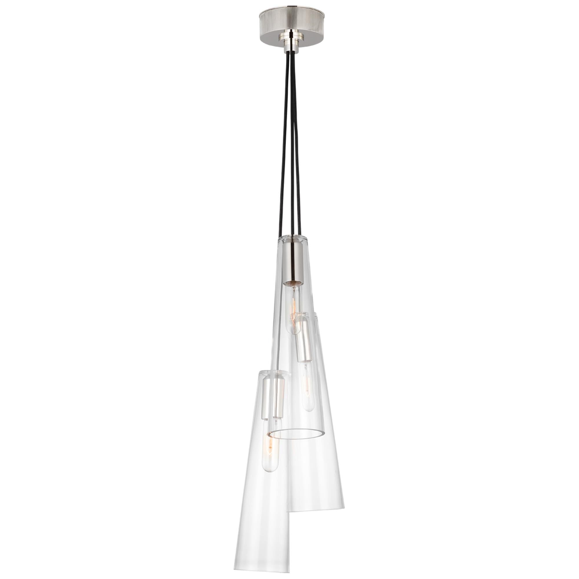 Ray Booth Osvaldo 9 Inch 3 Light Multi Light Pendant