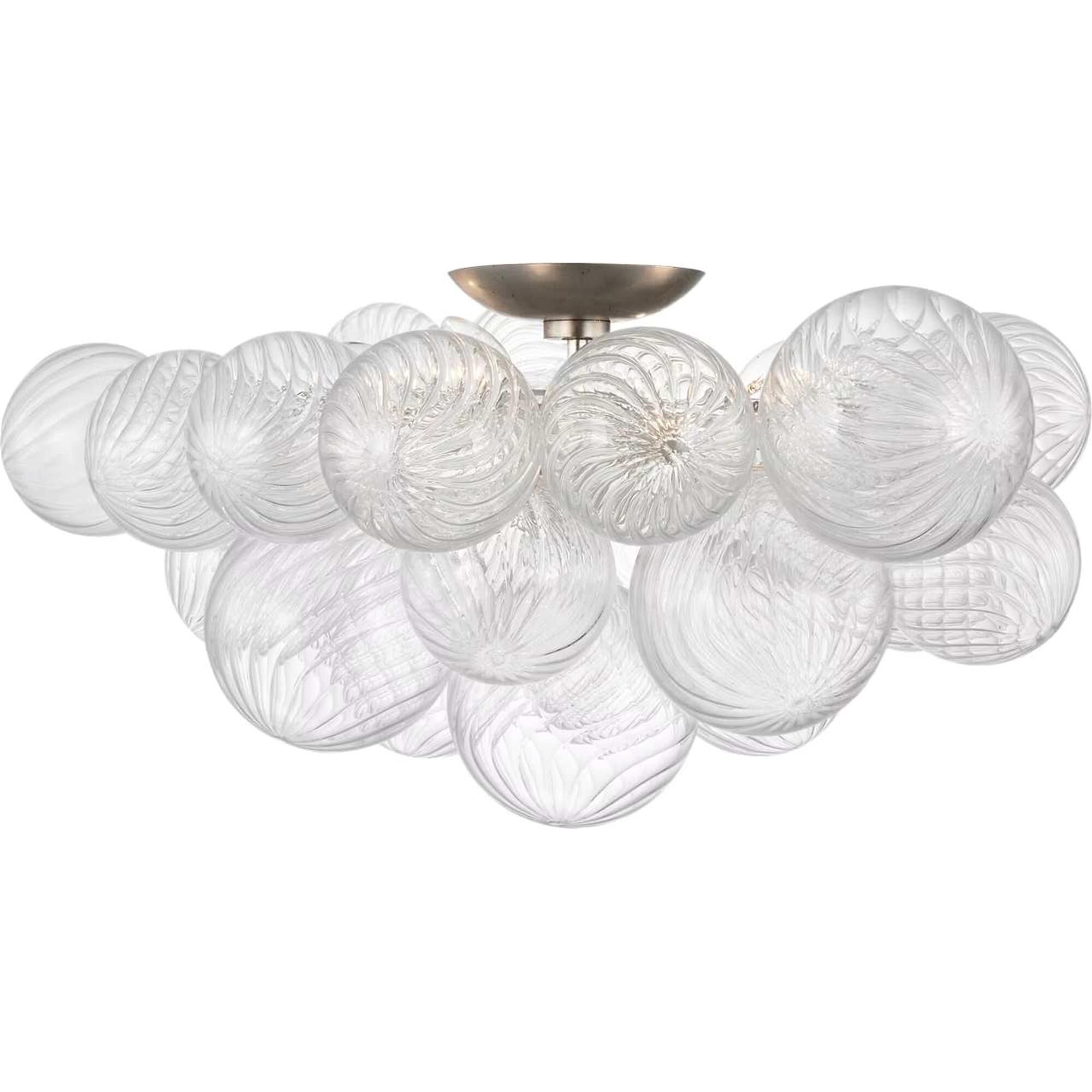 Julie Neill Talia 25 Inch 4 Light Semi Flush Mount