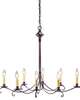 24 Inch 8 Light Chandelier