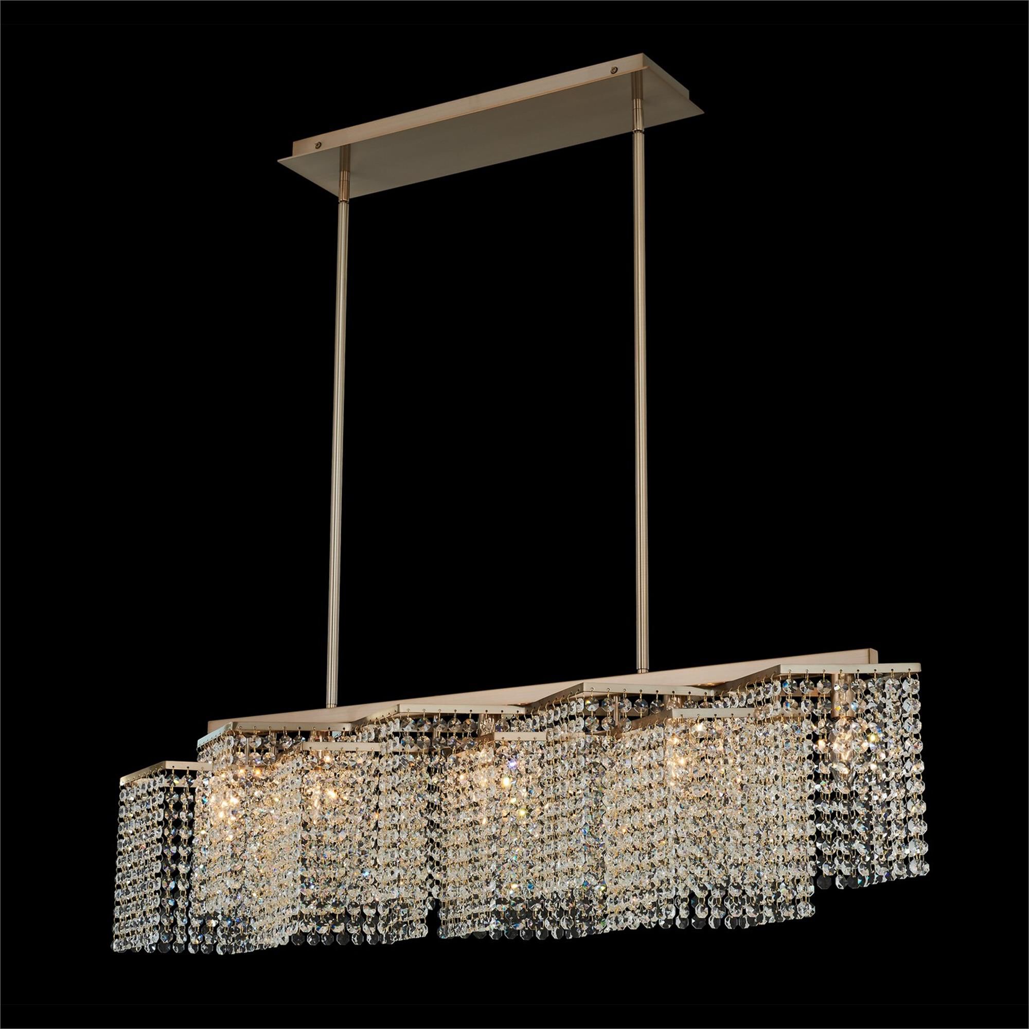 Cometa Small Linear Chandelier