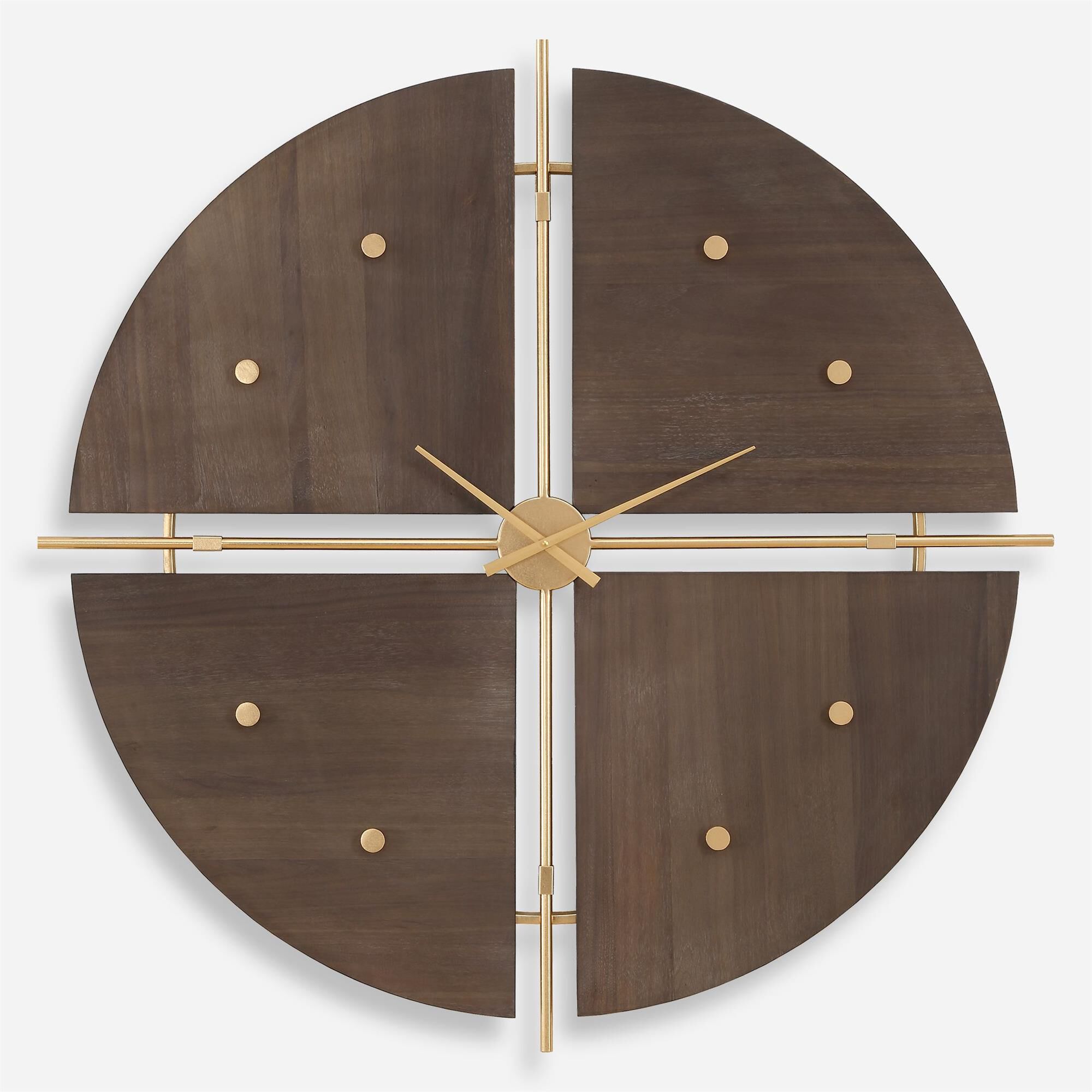 Walnut Elegance Clock