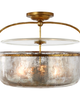 Chapman & Myers Lorford 20 Inch 3 Light Semi Flush Mount