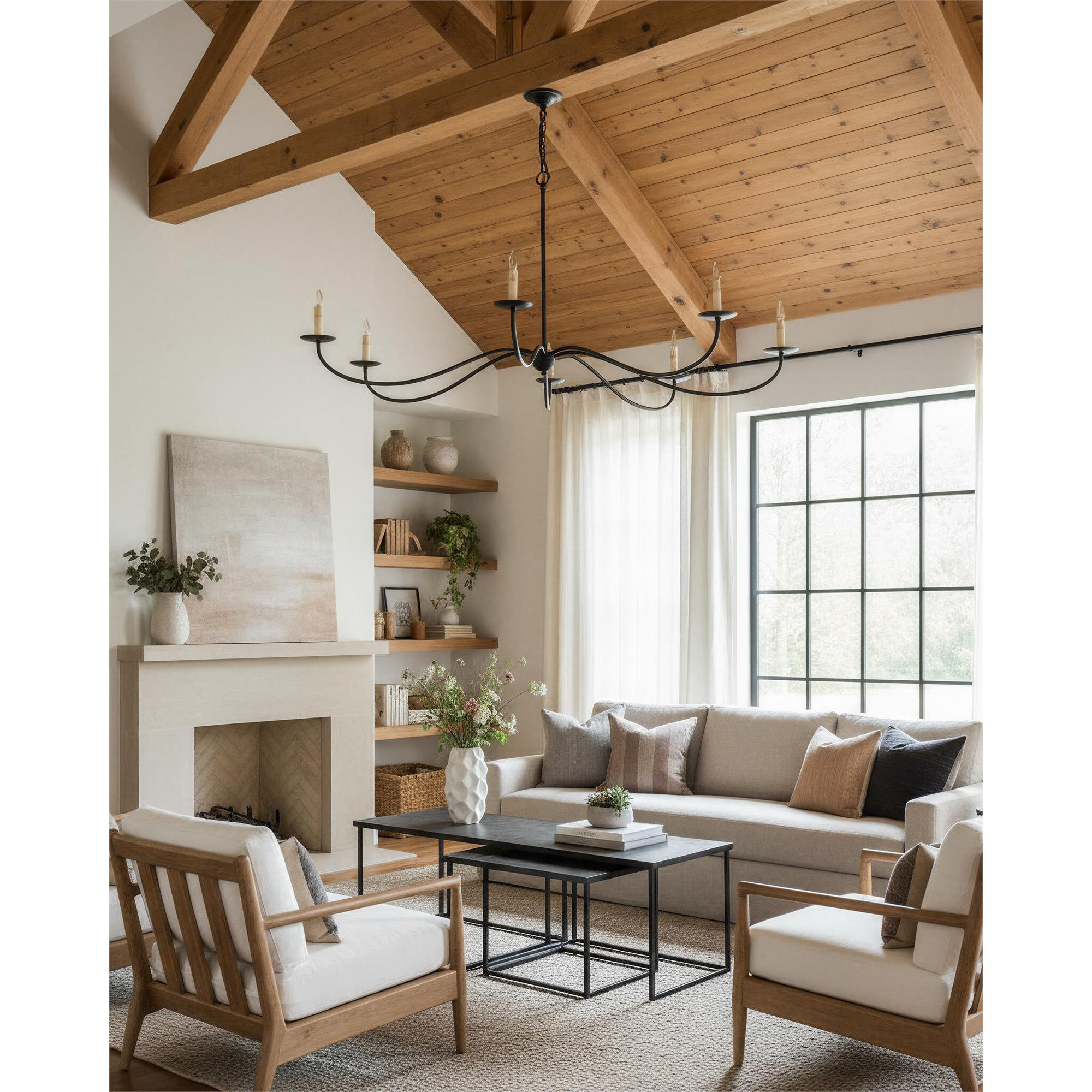 Saxon 63 Inch Chandelier