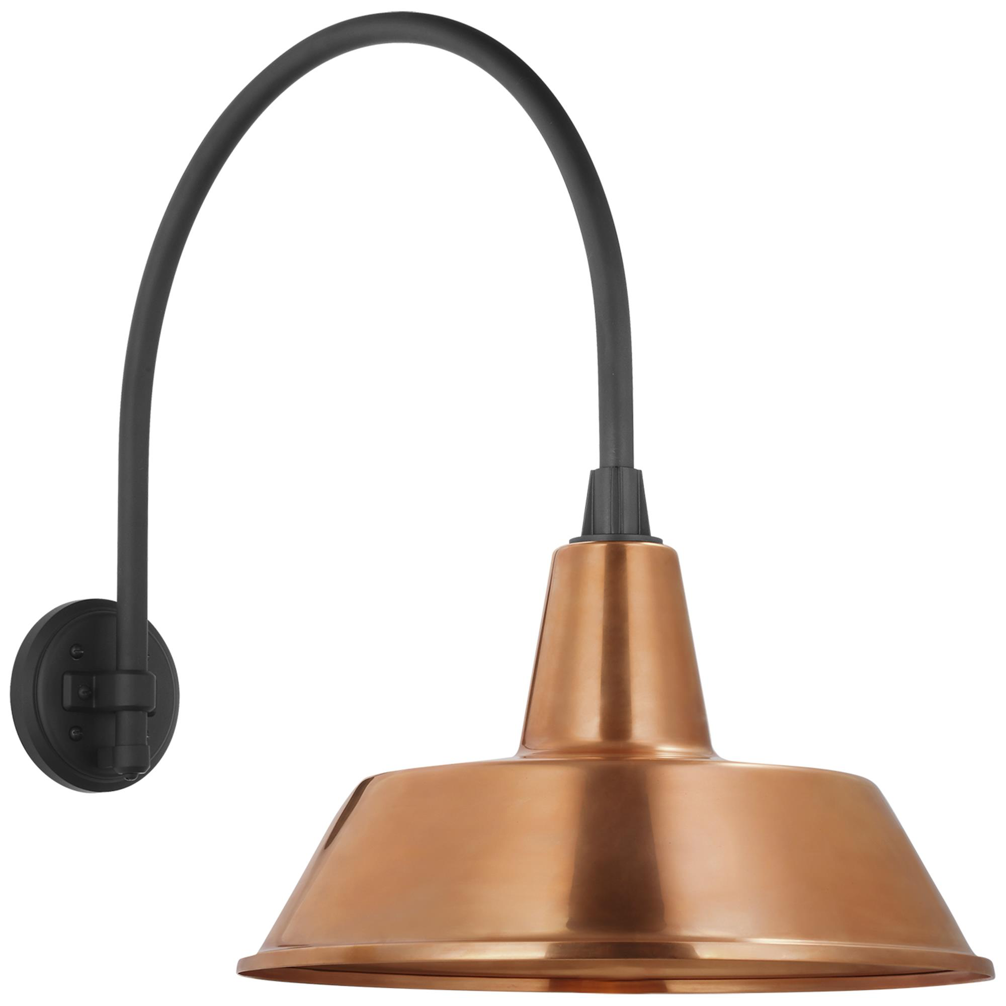Thomas O'Brien Academy Barn 22 Inch Outdoor Wall Light