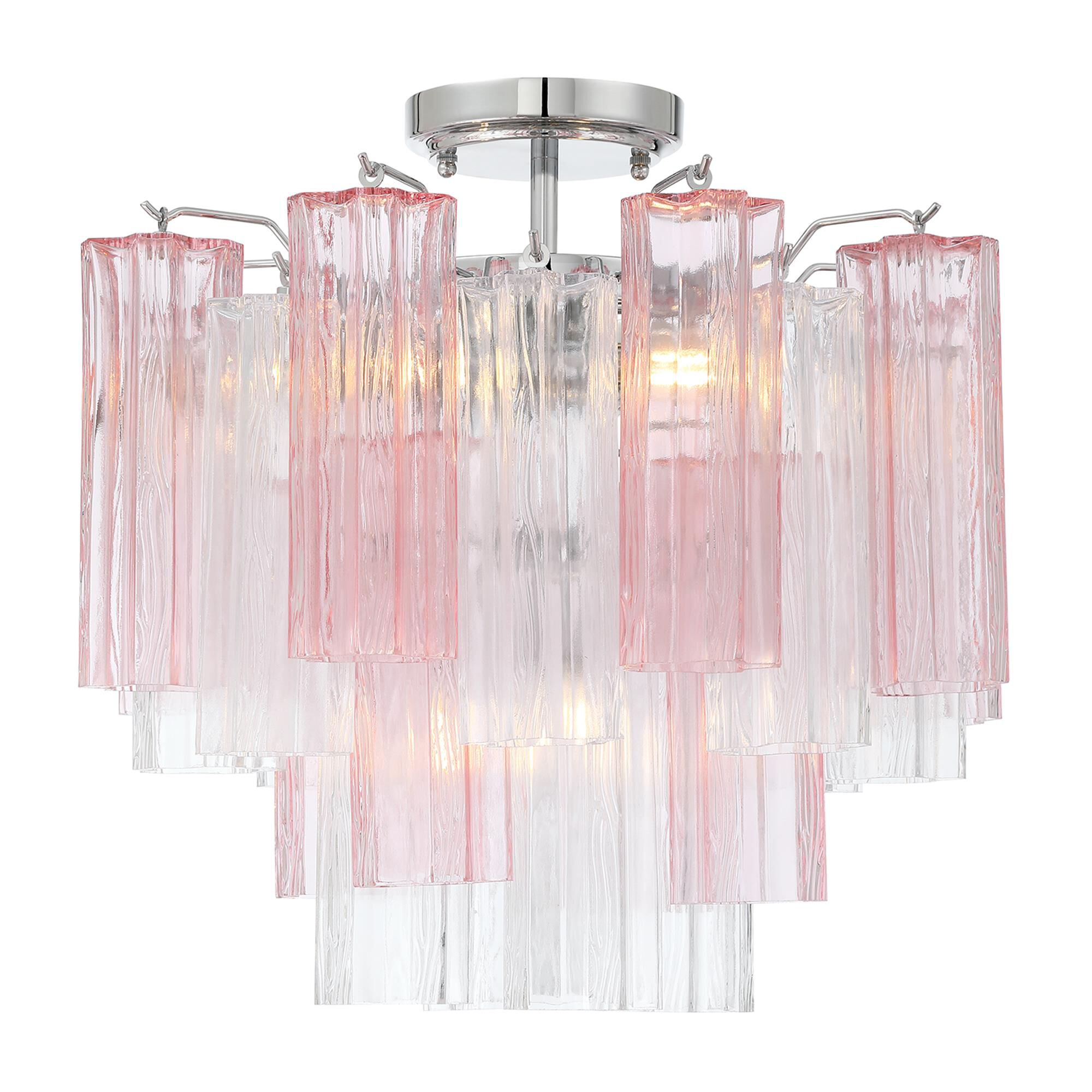 Addis 18 Inch 4 Light Semi Flush Mount