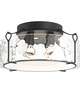 Bow 20 Inch 4 Light Semi Flush Mount