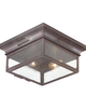 Newton 13 Inch 2 Light Outdoor Flush Mount
