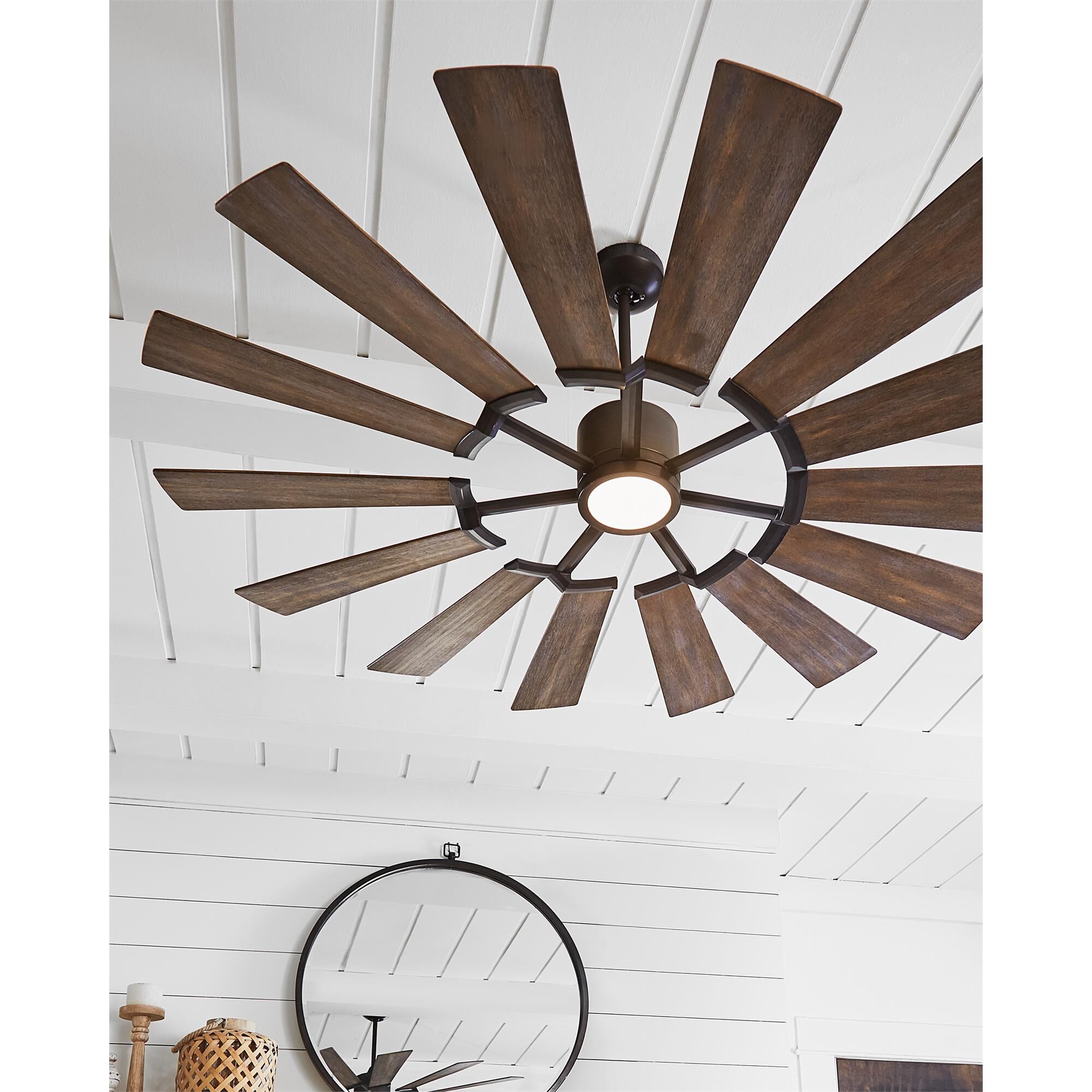 Prairie 62 Inch Ceiling Fan with Light Kit