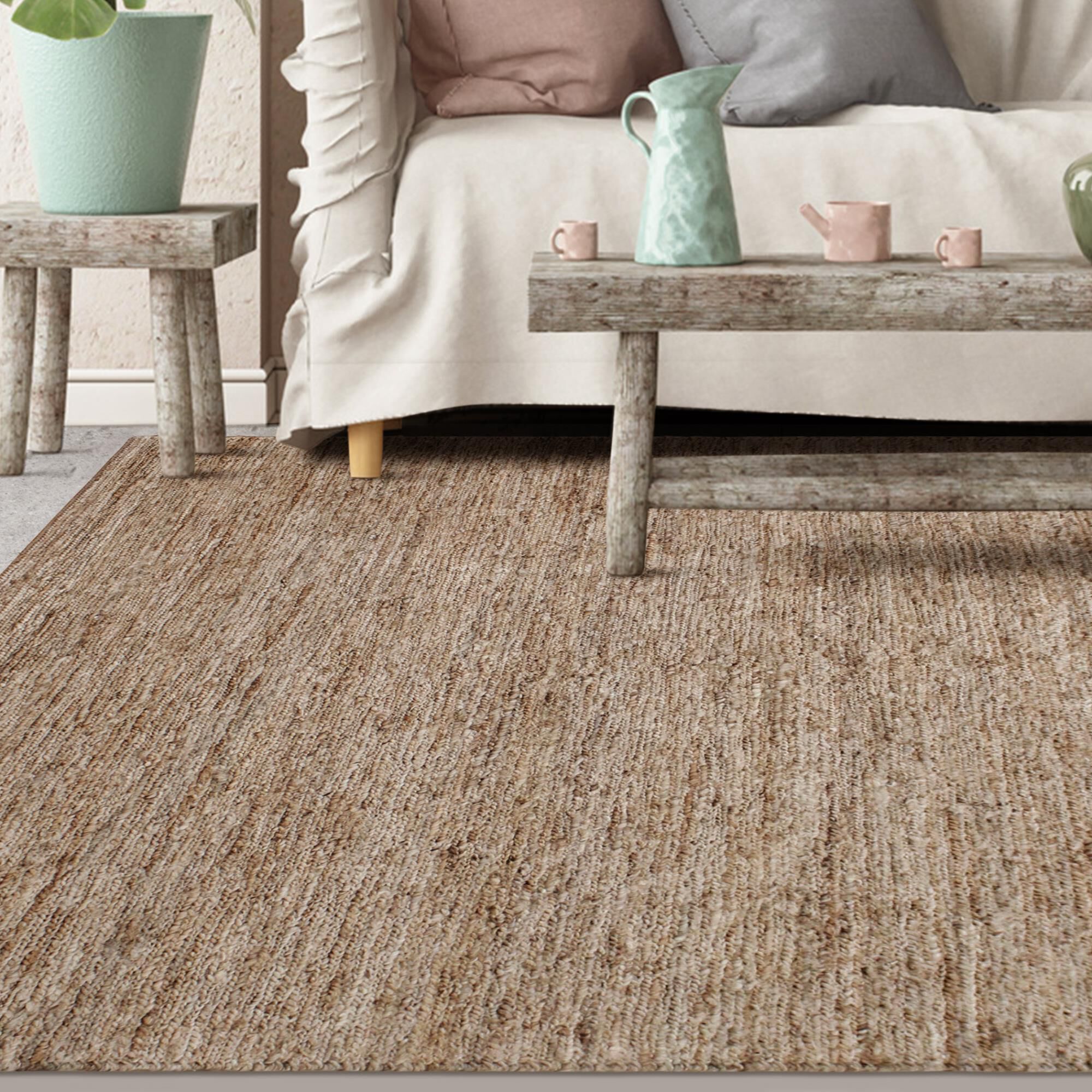 Makula Hand Knotted Jute Area Rug