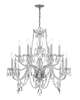 Traditional Crystal 31 Inch Chandelier
