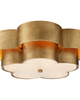 AERIN Arabelle 20 Inch 4 Light Flush Mount