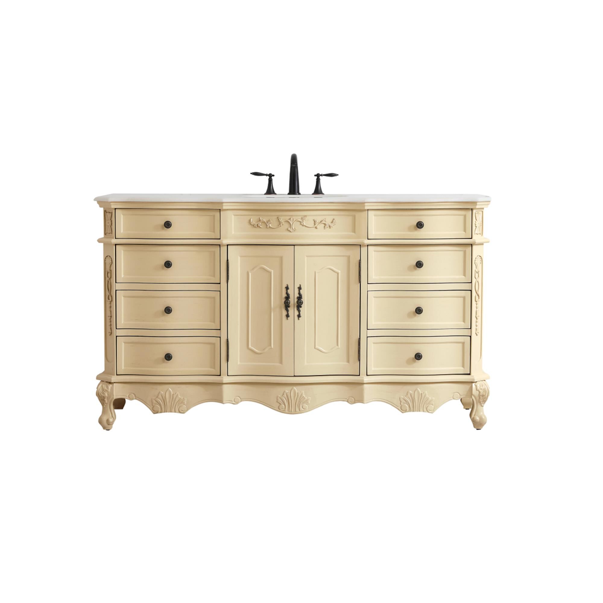 Danville 60 Inch Bath Vanity Cabinet