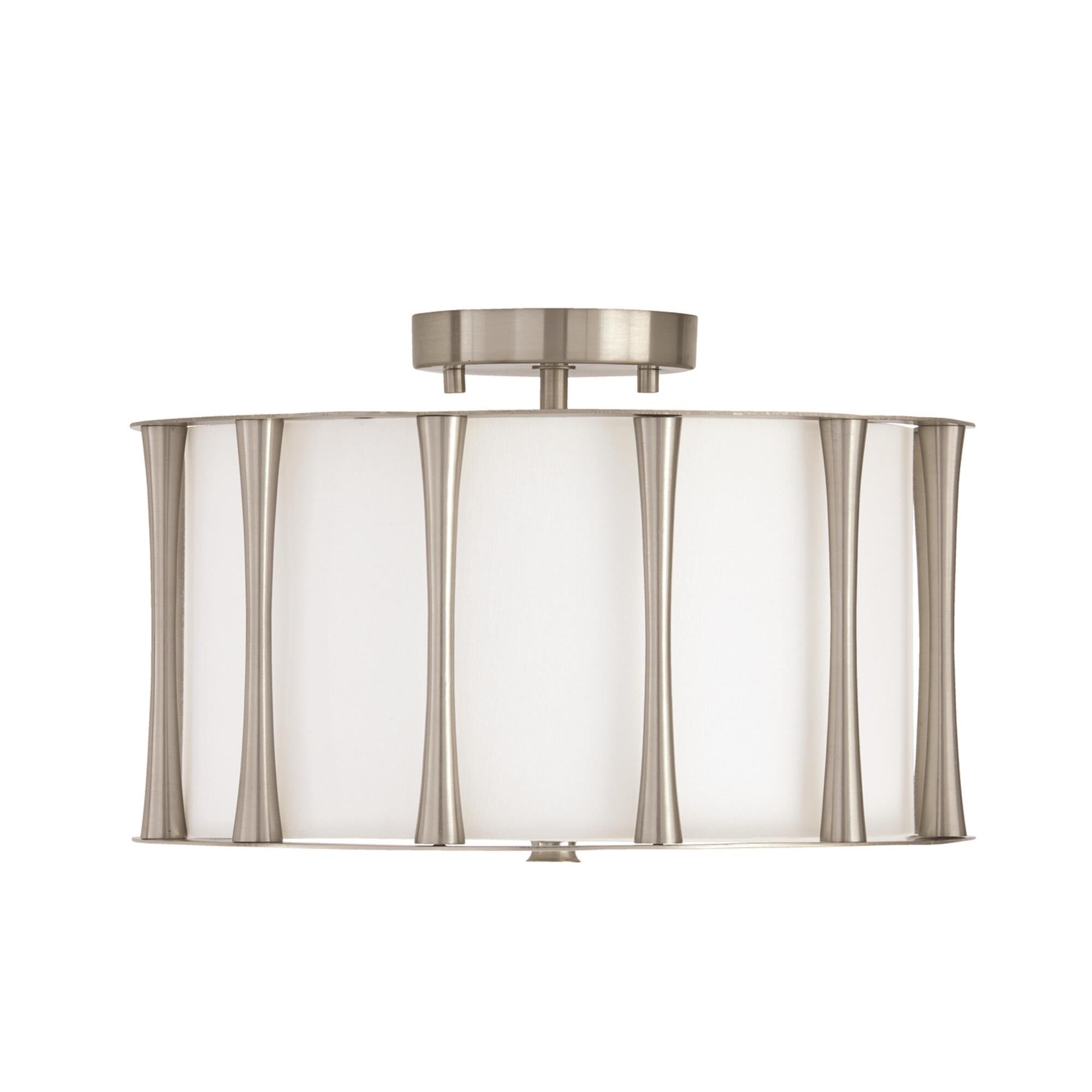 Bodie 15 Inch 3 Light Semi Flush Mount
