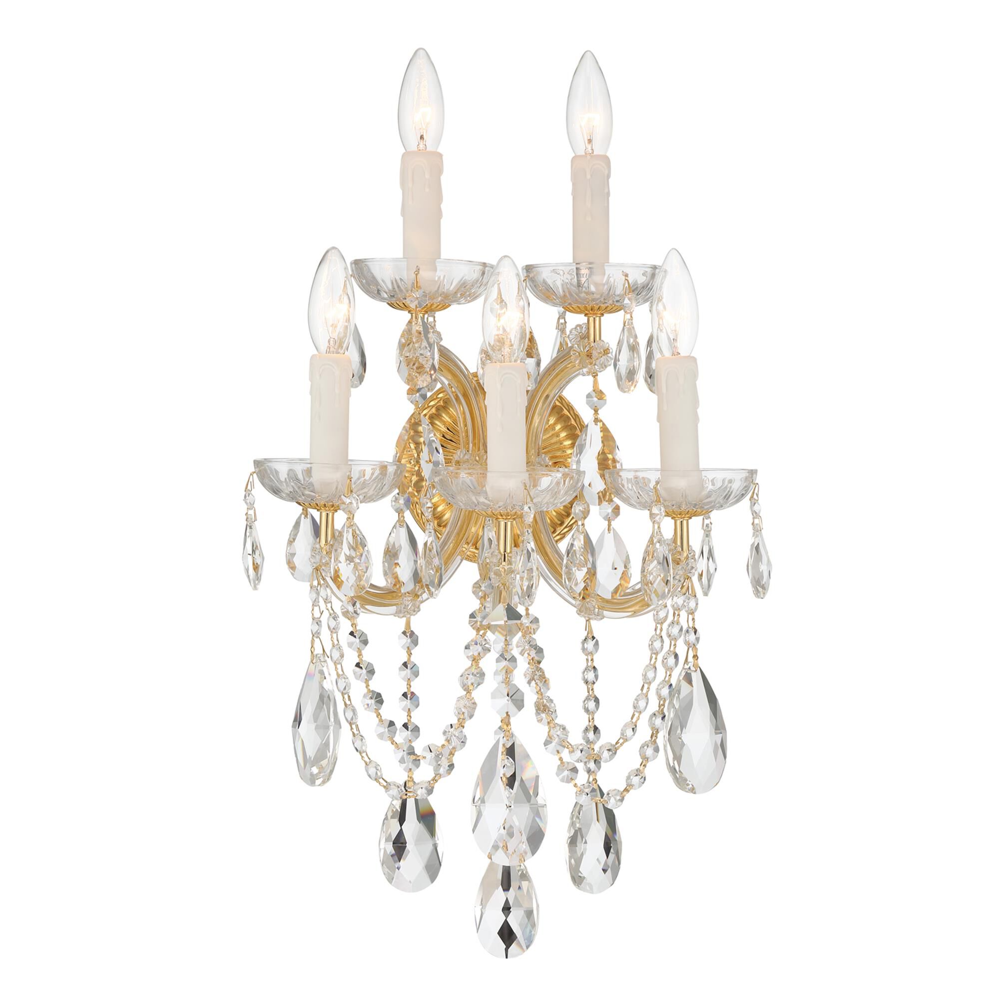 Maria Theresa 22 Inch 5 Light Wall Sconce