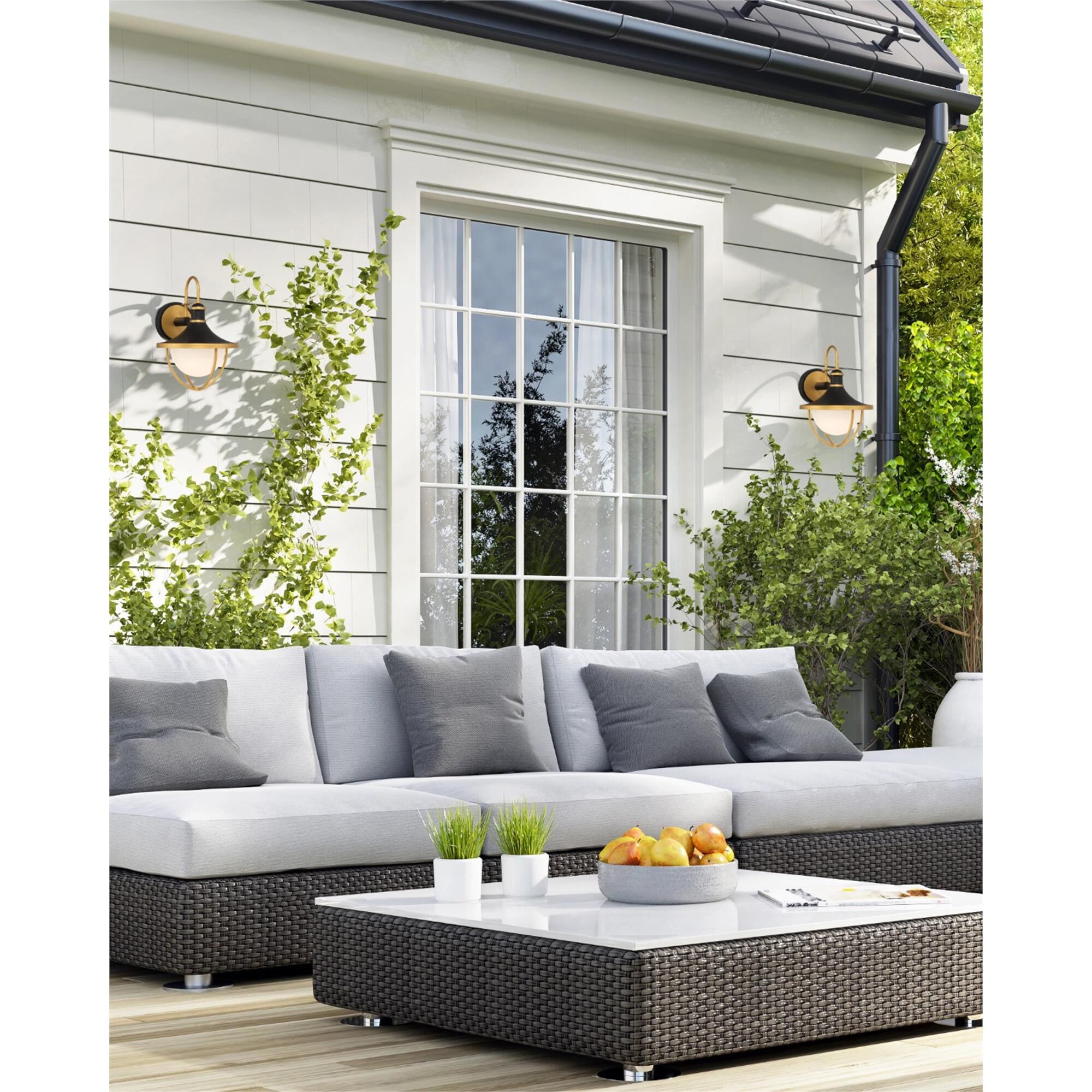 Atlas 14 Inch Outdoor Wall Light