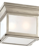 Chapman & Myers Club 9 Inch 3 Light Flush Mount