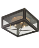 Randolph 13 Inch 3 Light Outdoor Flush Mount