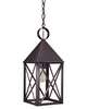 York 19 Inch 1 Light Outdoor Hanging Lantern