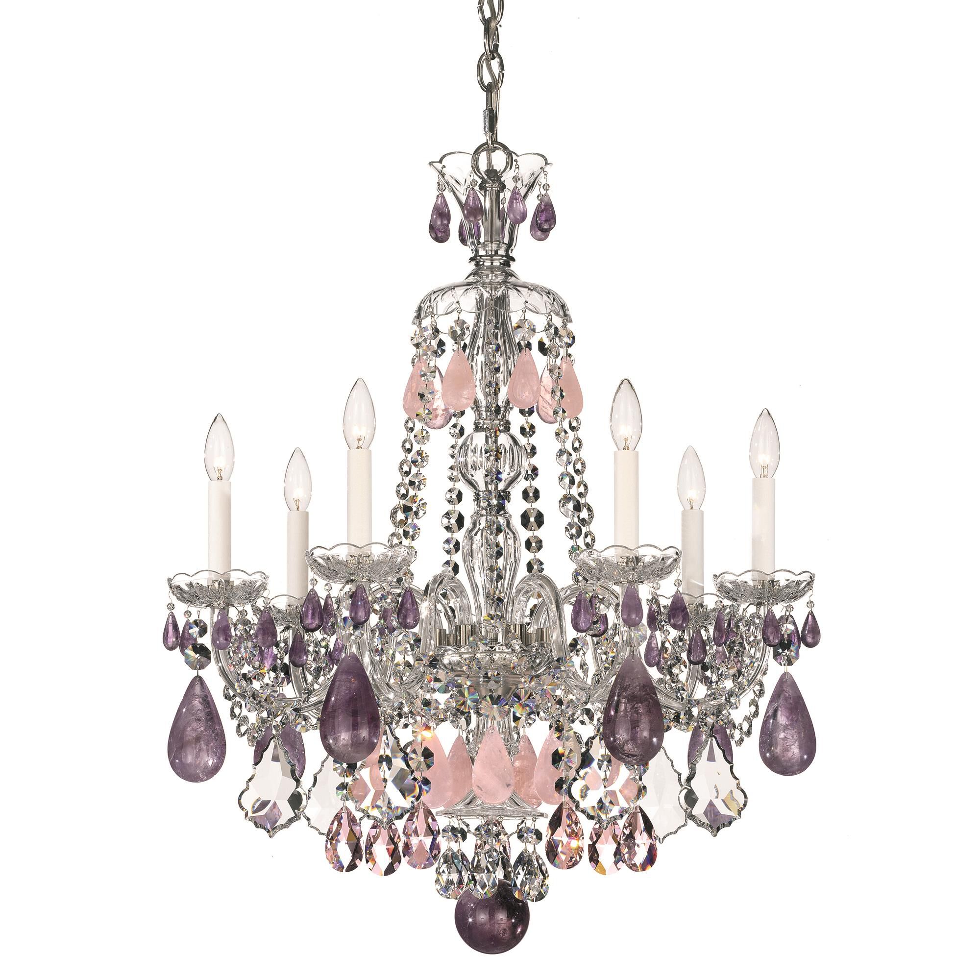 Hamilton Rock Crystal 24 Inch Chandelier