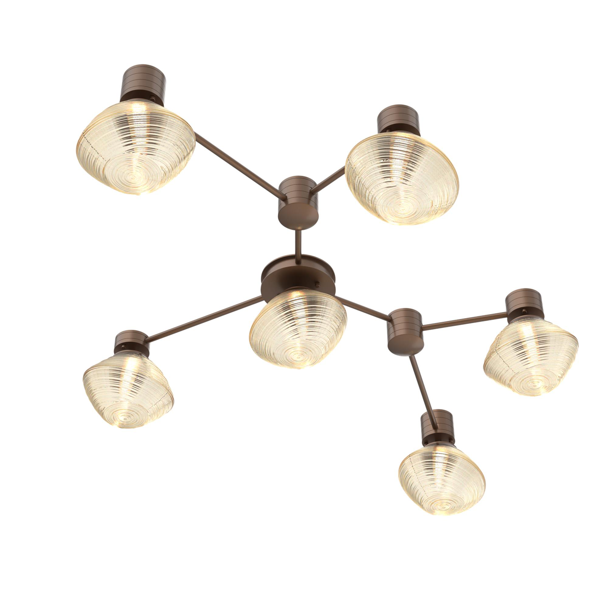 Levi Wilson Mesa 38 Inch 6 Light Semi Flush Mount