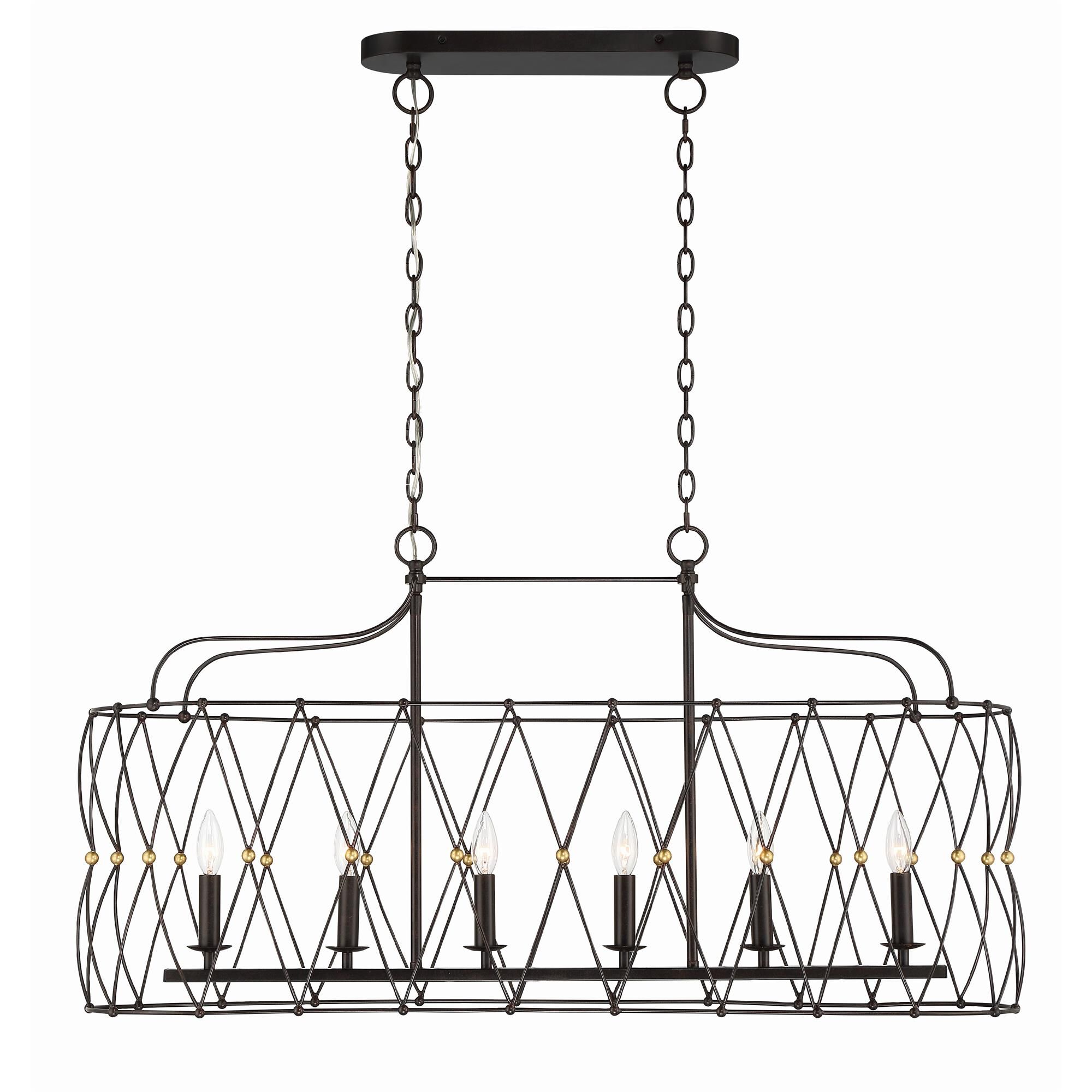 Zucca Medium Linear Chandelier