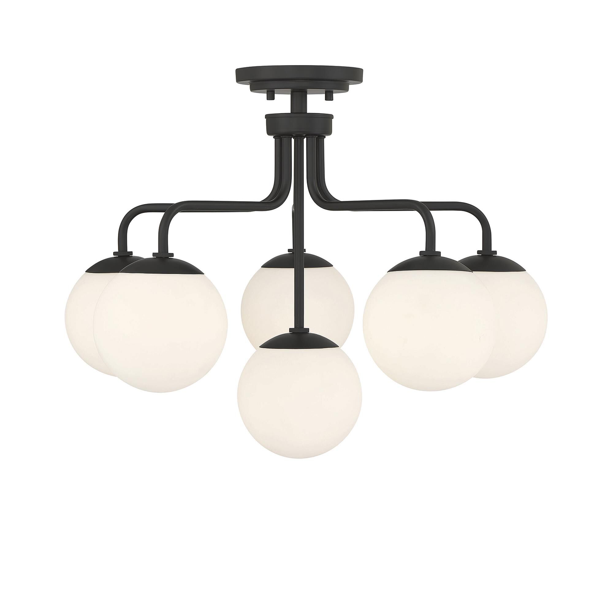 Marco 24 Inch 6 Light Semi Flush Mount