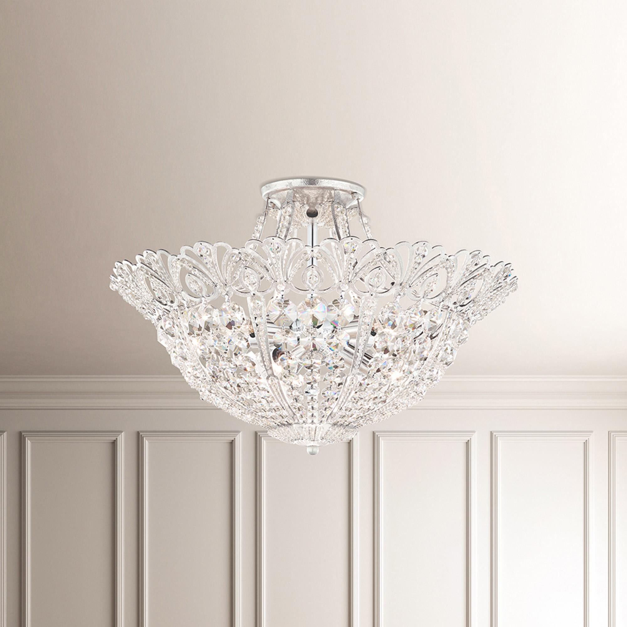 Tiara 20 Inch 6 Light Semi Flush Mount