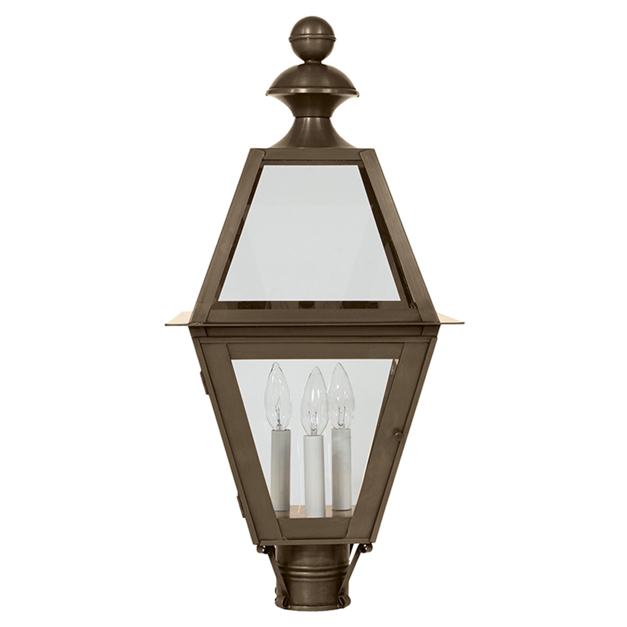 Boston 26 Inch 3 Light Outdoor Post Lamp