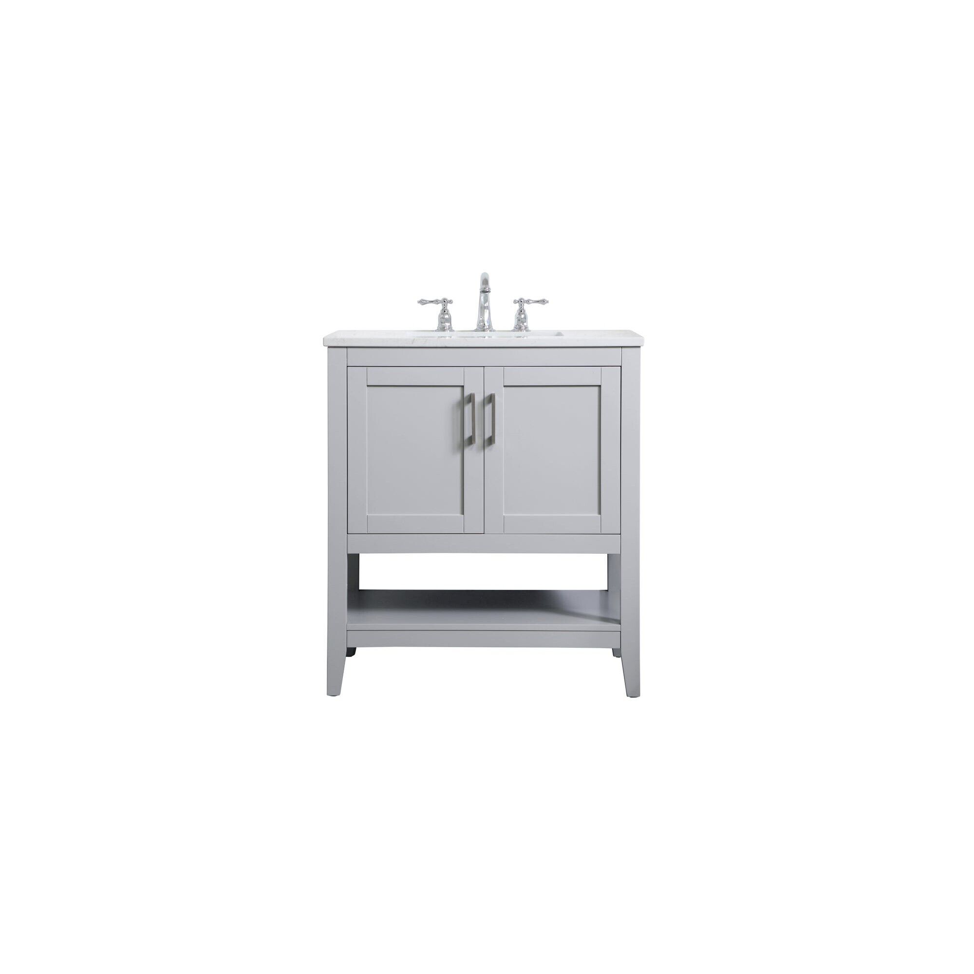 Aubrey 30 Inch Bath Vanity Cabinet