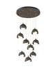 Brooklyn 20 Inch 9 Light Multi Light Pendant