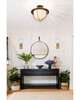 Atlas 14 Inch 2 Light Outdoor Flush Mount