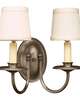 12 Inch Wide 2 Light Wall Sconce
