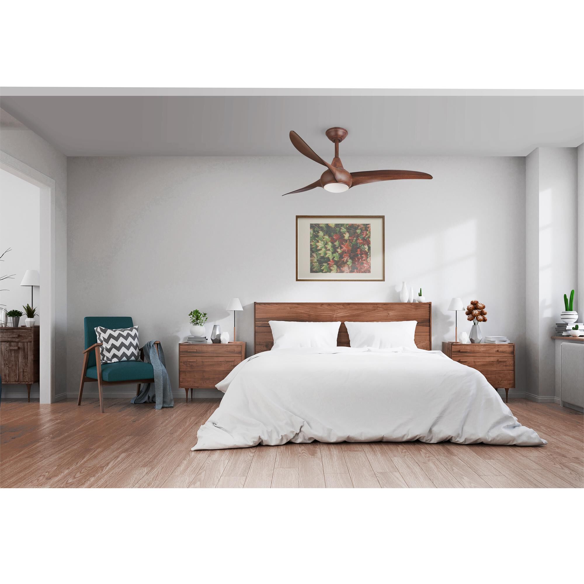 Light Wave 52 Inch Ceiling Fan with Light Kit