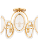 Danes 20 Inch 5 Light Semi Flush Mount