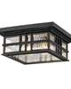 Beacon Square 12 Inch Outdoor Flush Mount