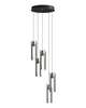 Exos Glass 14 Inch 5 Light Multi Light Pendant