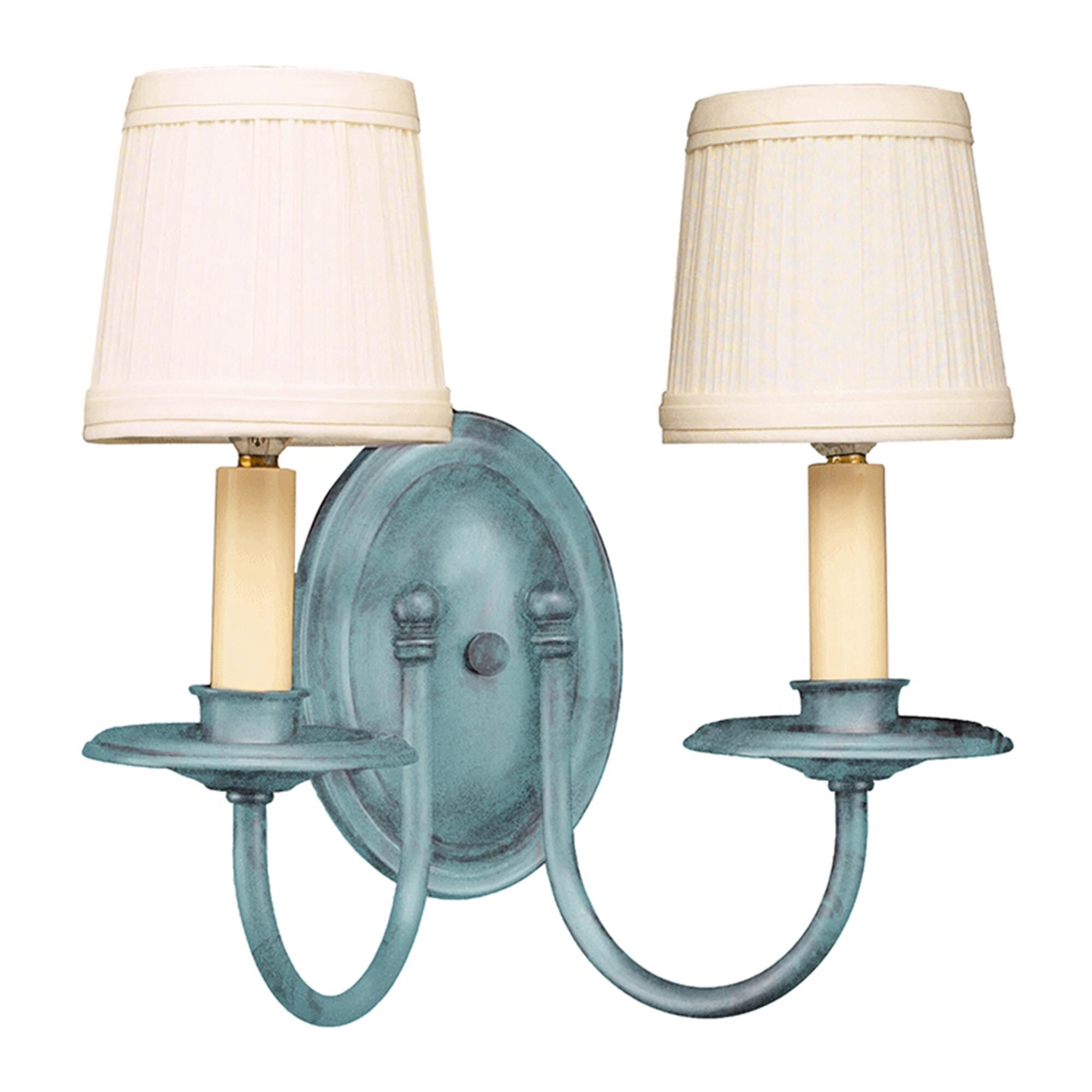12 Inch Wide 2 Light Wall Sconce
