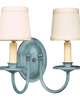 12 Inch Wide 2 Light Wall Sconce