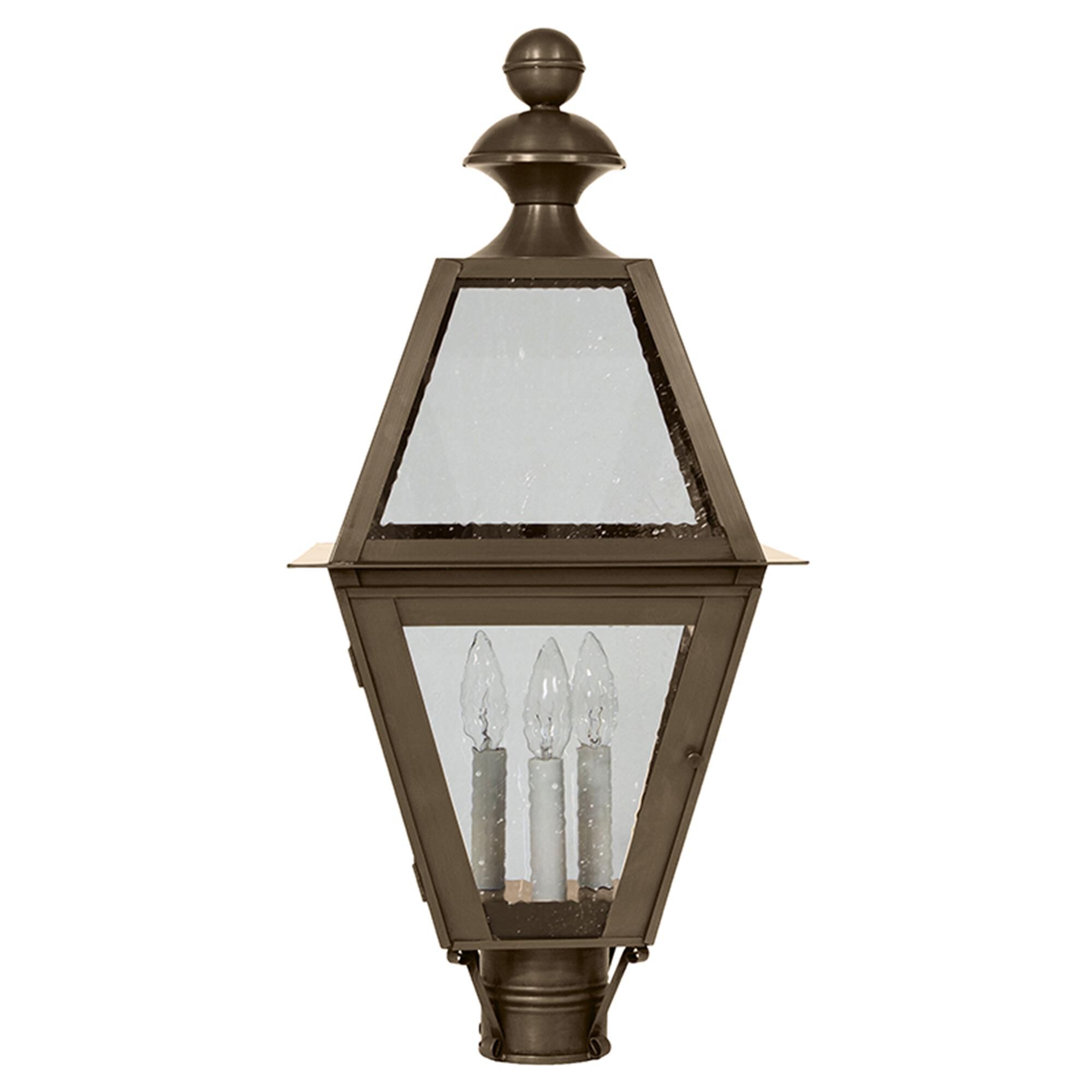 Boston 26 Inch 3 Light Outdoor Post Lamp